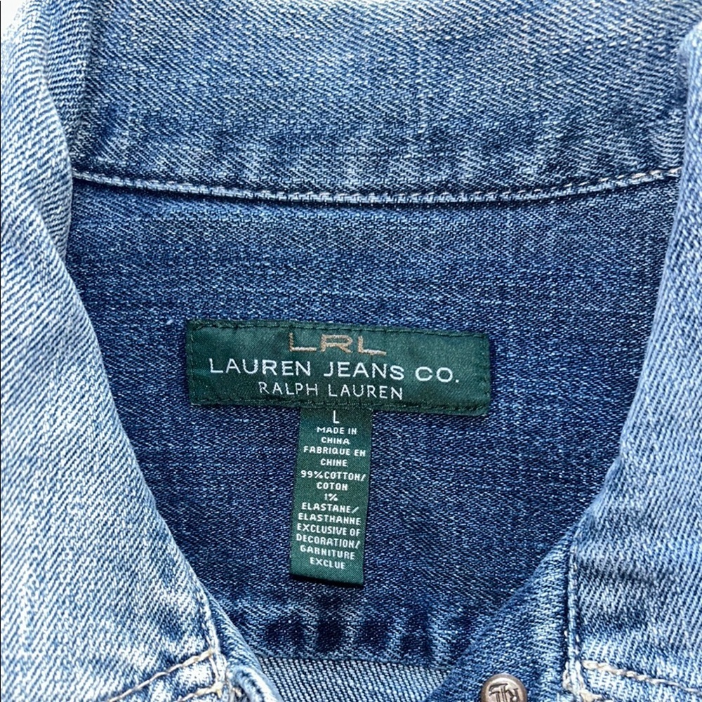 Ralph Lauren Blue Jean Jacket Timeless Denim Design - Picture 2 of 12